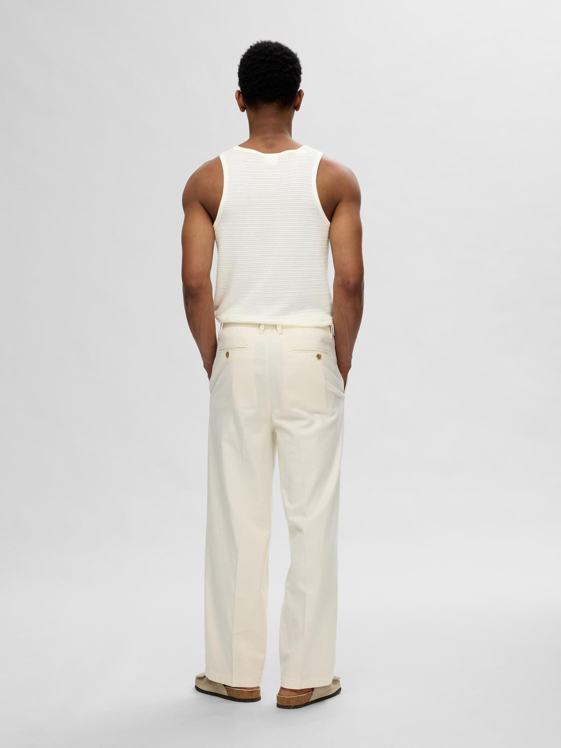 Stefan Tank Top - Hvit/ Egret